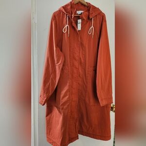 Anthropologie Terracotta Utility Jacket